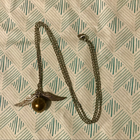 Jewelry - 14” Harry Potter inspired snitch necklace
